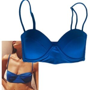 🩵MIKOH Bordeaux Bikini Top